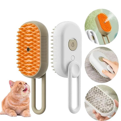 3 in 1 Pet Hair Removal Steam Comb, Perfect for Both Cats & Dogs 🐶🐱