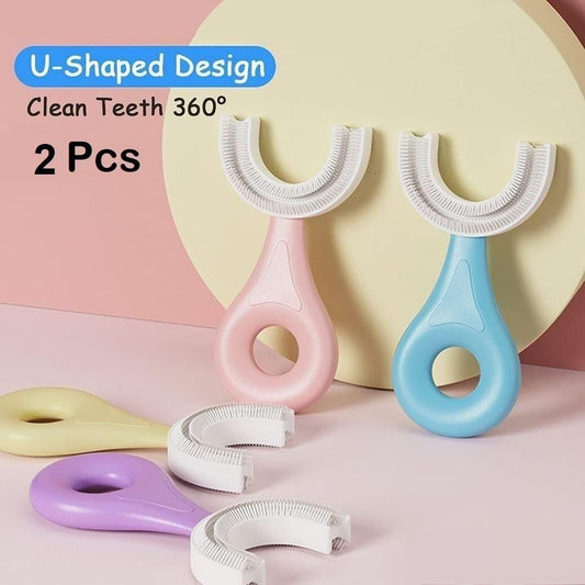 U Shaped Toothbrush for Kids - Buy 1 Get 1 Free ⚡